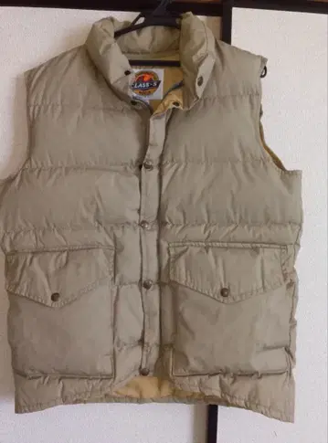 클래스 파이브 CLASS-5 베이지 다운 베스트 남성용 L