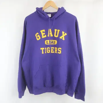 GEAUX TIGERS 오버 사이즈 칼리지 맨투맨 후드티 XL