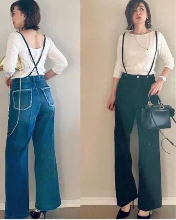 idealuce 이데알루체 백 오픈 리브 니트/화이트