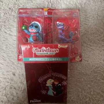 디즈니 크리스마스 오너먼트 스티치&란디