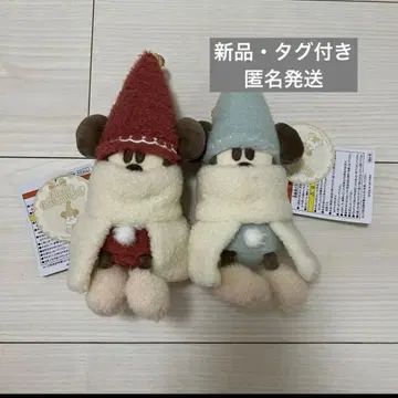 릴린린 디즈니 크리스마스 탁한 블루 인형 배지