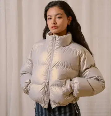 BITTERCELLS 실버 다운 자켓 프리 사이즈