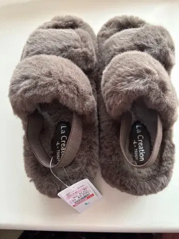 시마무라 퍼 샌들 L 사이즈 미사용 새상품 익명 배송