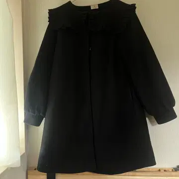 merry jenny 프릴 세일러 카라 A라인 코트