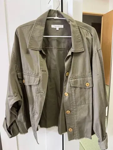 마우지 올리브 그린 밀리터리 자켓