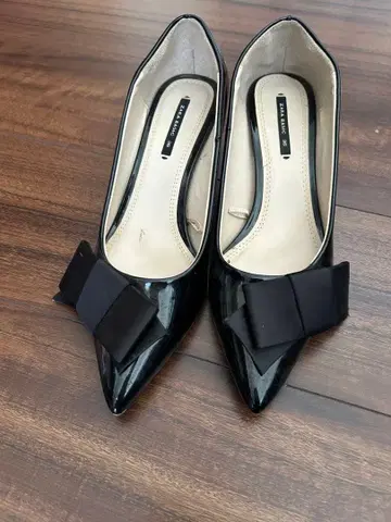 ZARA BASIC 블랙 하이힐 36
