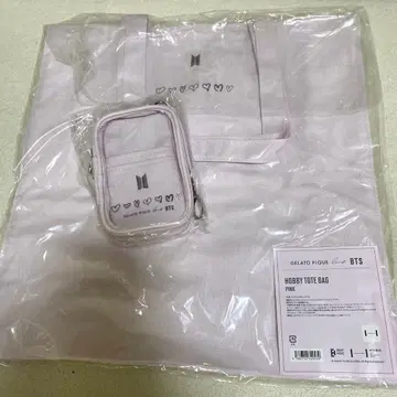 BTS 젤라토피케 콜라보 토트백 파우치
