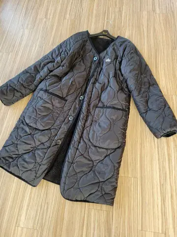 새상품급 로고스 LOGOS 보아 리버서블 롱 코트