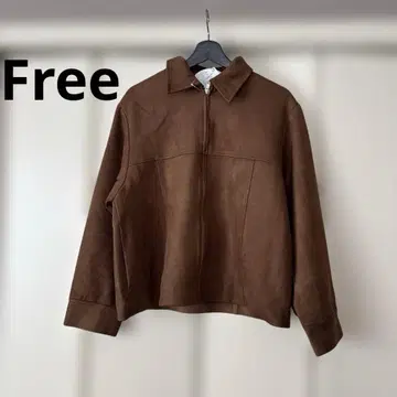 페이크 스웨이드 자켓