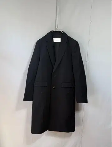 ASTRAET 아스트라트 캐시미어 혼방 체스터 코트 블랙 1 클리닝 완료