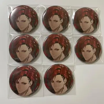 브라스 흑요 캔뱃지 8개 세트