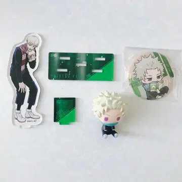 주술회전 이누마키 토게 군 캔뱃지 아크릴 스탠드 미니 피규어 세트 판매