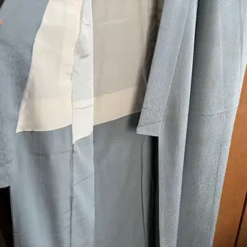 기모노 이중 기모노 코몬 하늘색