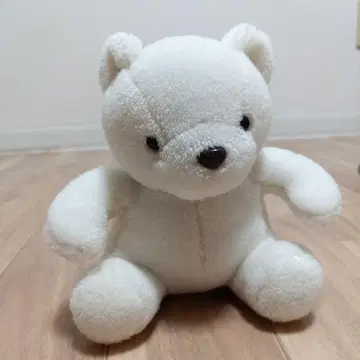 화이트 곰 봉제 인형 레트로 곰