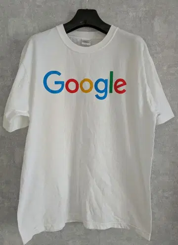 Google 로고 T셔츠 화이트 [ L ]
