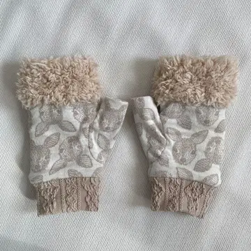 새끼 사슴 핑거리스 장갑