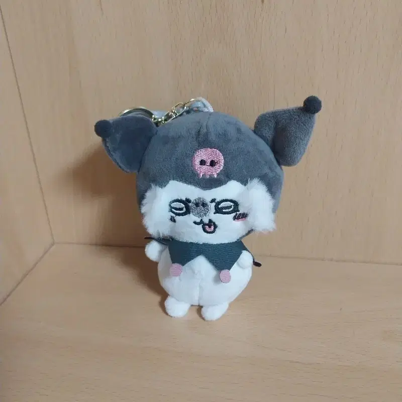 치이카와 산리오 콜라보 먼작귀 모몽가 쿠로미 인형 키링