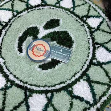 Mrs. Green Apple MGA 멜라민 플레이트 소 블루