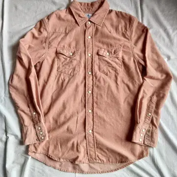 wrangler 코듀로이 웨스턴 셔츠 핑크