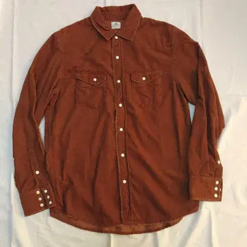 wrangler 코듀로이 셔츠 브라운