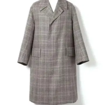 오라리 글렌체크 코트