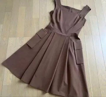 폭시 NY 홀리 드레스 원피스 40 브라운