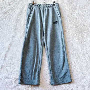 푸마 로고 스웨트 팬츠 양쪽 포켓 허리밴딩 편안함 캐주얼 봄/가을