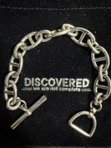 DISCOVERED STUDIOUS 별주 앵커 체인 브라스 팔찌