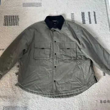 H&M 카키 셔츠 자켓