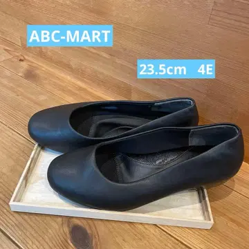 블랙 슬립온 펌프스 23.5cm 4E