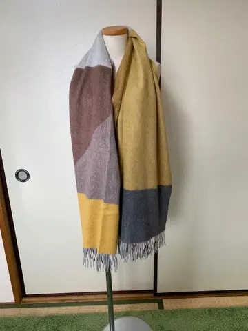 페리체 레가로 3만 엔 캐시미어 100% 숄 스톨 대형