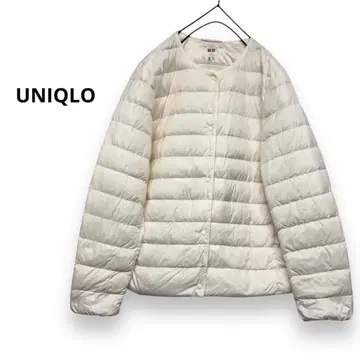 UNIQLO 울트라 라이트 다운 컴팩트 자켓 화이트 XL