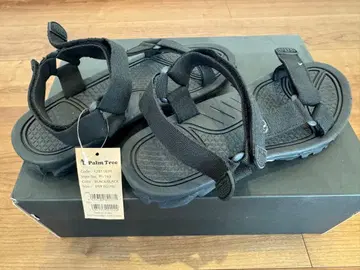 팜 트리 블랙 스포츠 샌들