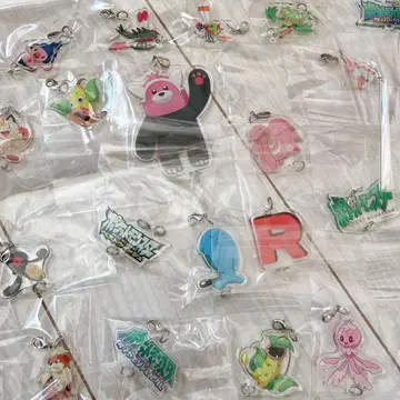 포켓몬 로켓단 아크릴 참 컴플리트 박스 전 40개 새상품