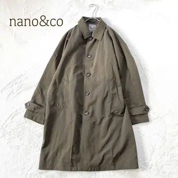 나노앤코 [ S ] 트렌치코트 캐주얼 젠더리스 심플 무지