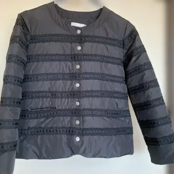 Bon Matin 블랙 다운 자켓