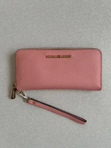 MICHAEL KORS 핑크 장지갑