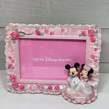 디즈니 미키 미니 사진 스탠드 웨딩