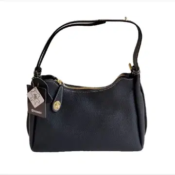 카우 가죽 숄더백 핸드백 블랙 천연 가죽