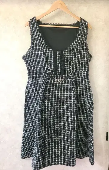 디어마이러브 휘핑 오버롤 스커트 유메텐보 4L 빅 사이즈