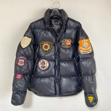 TMT 와펜 포함 다운 자켓 M 블랙 블랙 DMW