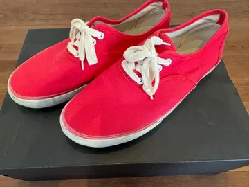 WILDNATURE 레드 스니커즈 슬립온