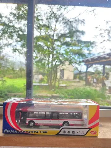 다이캐스트 스케일 모델 버스 1/80 메이테츠 버스