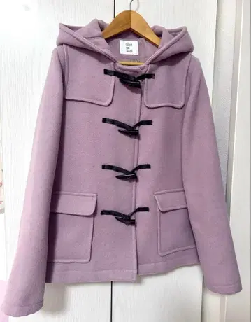 올리브 데 올리브 연보라 더플 코트