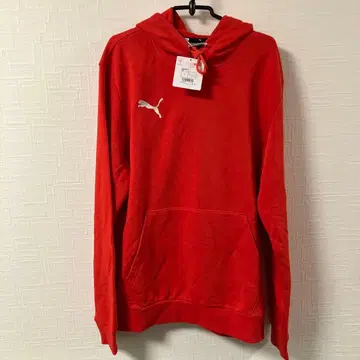 미사용 새상품 PUMA 후드티 L 사이즈 레드
