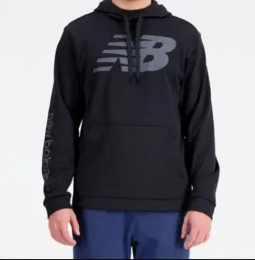 새상품 뉴발란스 블랙 트레이닝복 후드티 뉴발란스