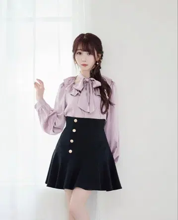 Rose'Muse 미니 스커트 블랙