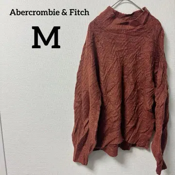 Abercrombie & Fitch 여성용 오렌지 긴팔 니트 [ M ]
