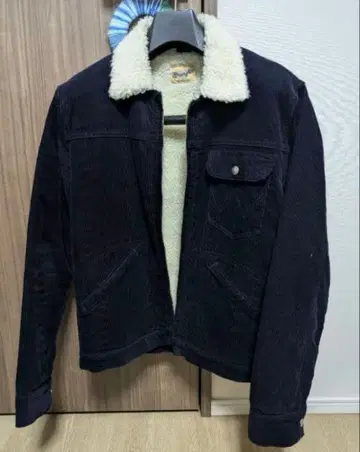 새상품급 Wrangler 랭글러 코듀로이 보아 자켓 네이비