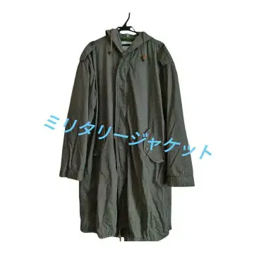 후드 부착 그린 계열 밀리터리 자켓 남성용
